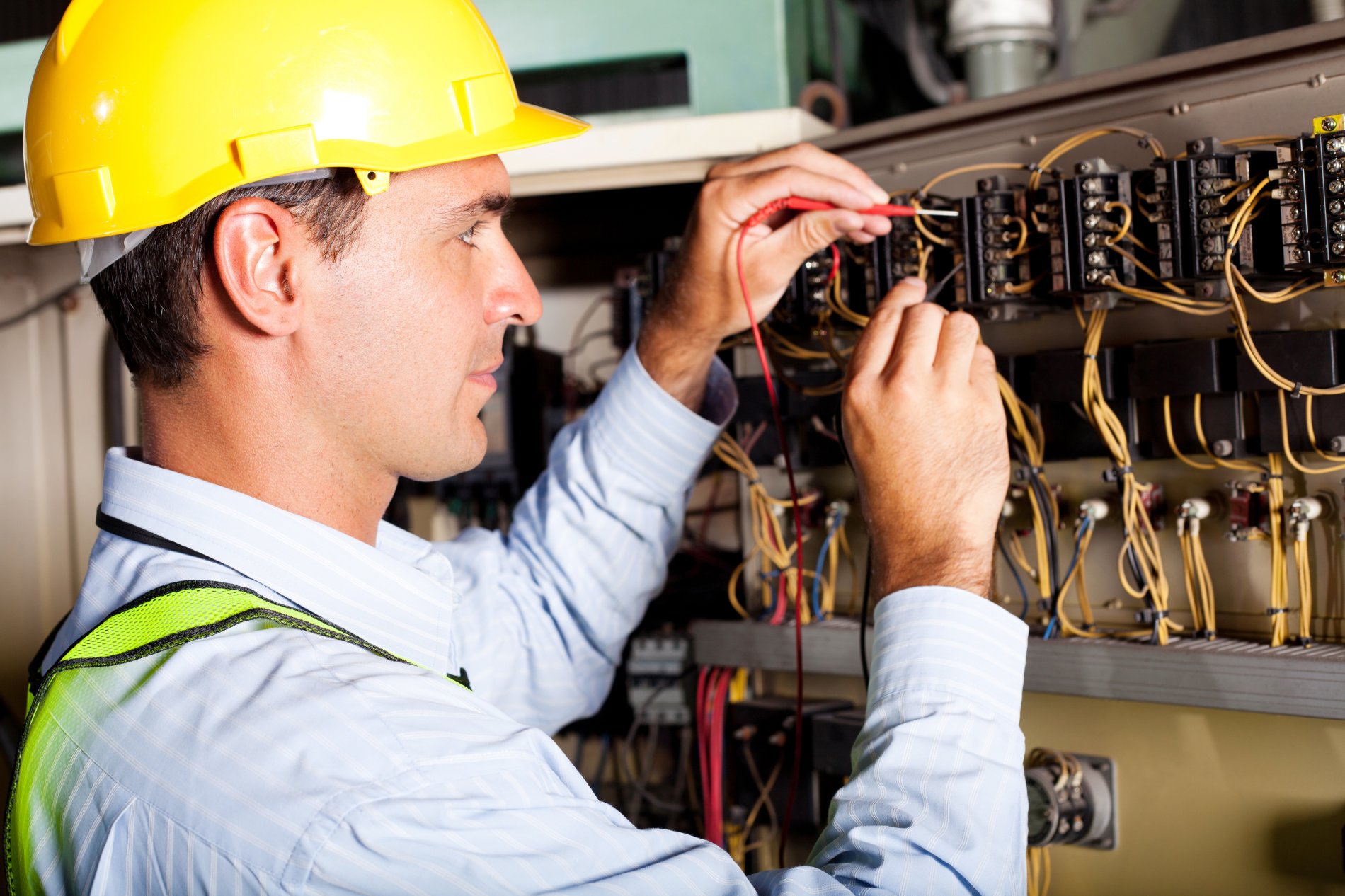 Electrician on site